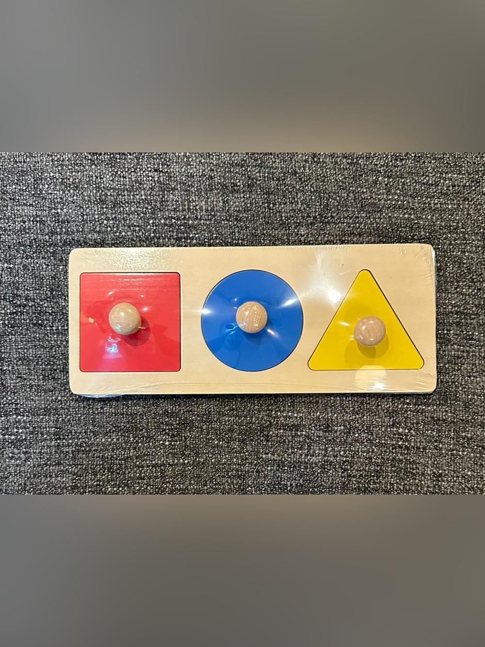 NWT • wooden shape puzzle • new in box